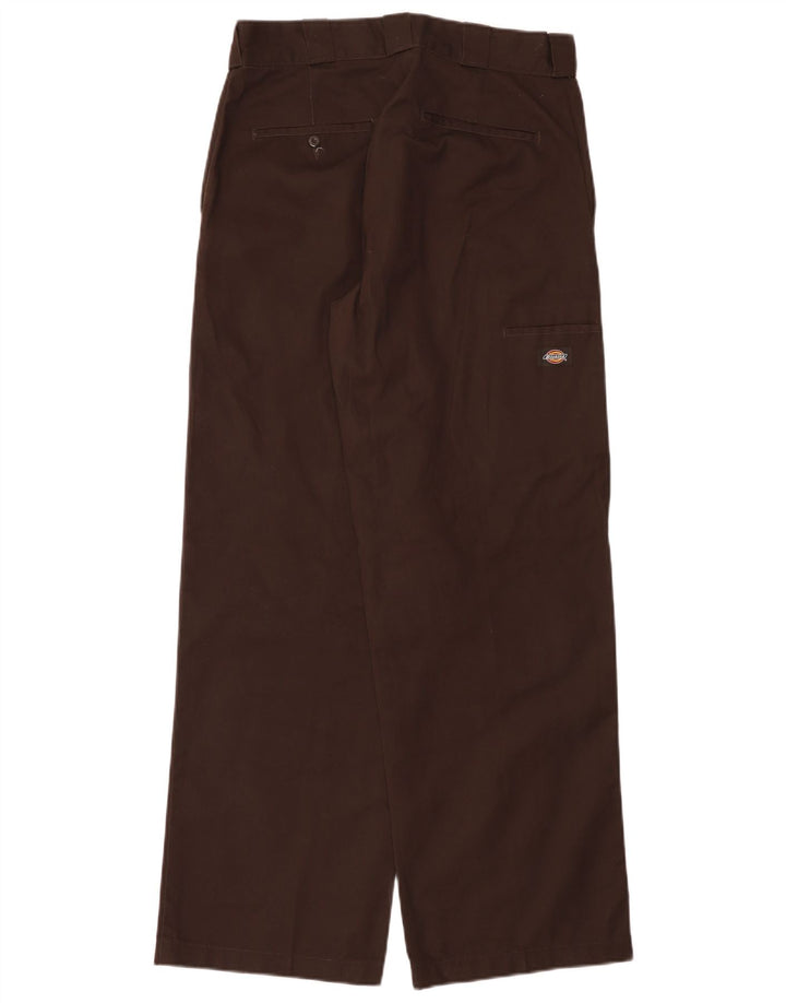 Dickies Pantalones cargo holgados para hombre W32 L32 Poliéster marrón