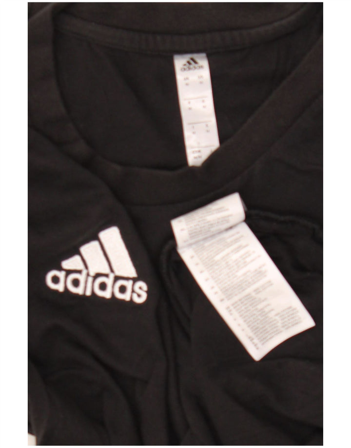 Camiseta Adidas Hombre Top Medium Negro Algodón