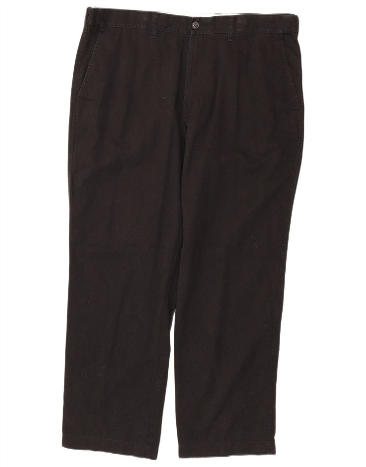 MARKS & SPENCER Pantalón chino recto de corte regular para hombre W38 L29 Negro