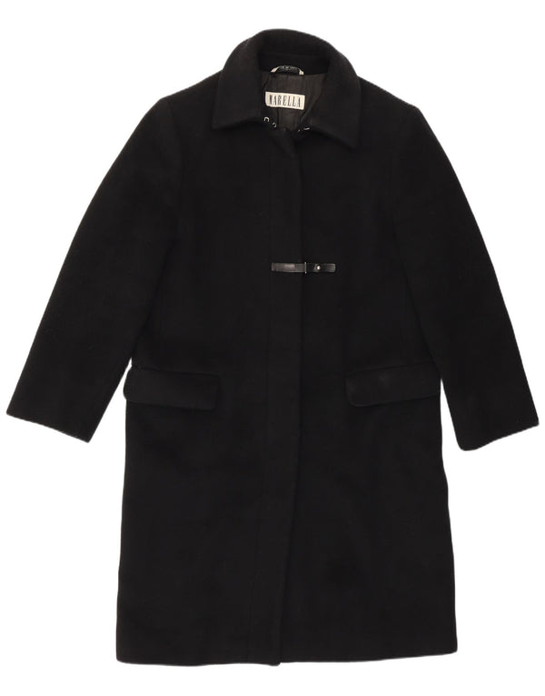 Marella Abrigo para mujer Reino Unido 42 Lana virgen negra mediana