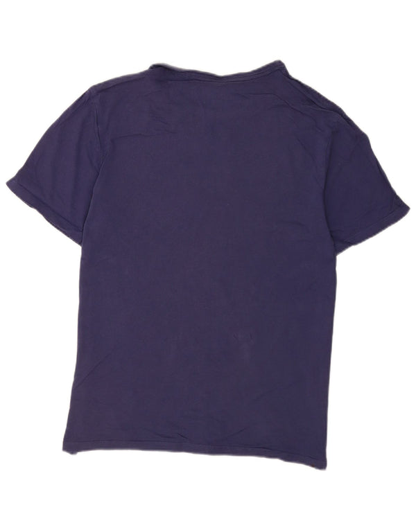 Champion Camiseta Gráfica Para Hombre Top Medium Azul Marino Algodón