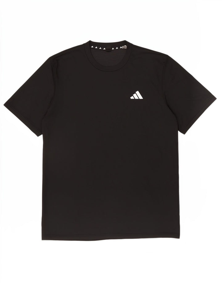 Adidas Hombre Camiseta Top Medium Negro Poliéster Deportes