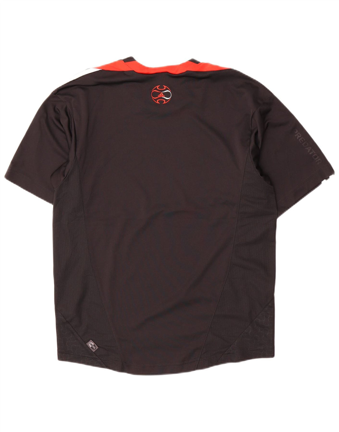 Adidas Hombre Camiseta Top Small Negro Colorblock Poliéster