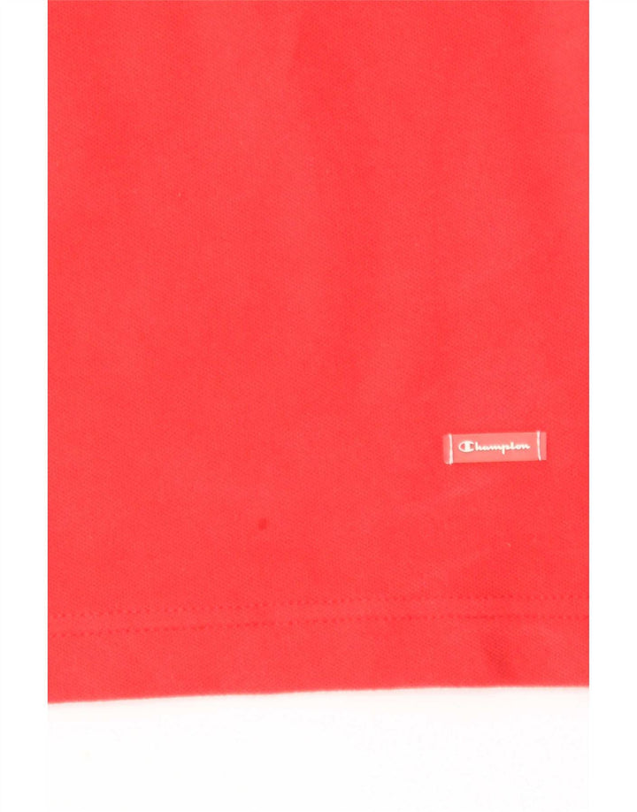 Champion Polo Mujer UK 12 Medium Rojo