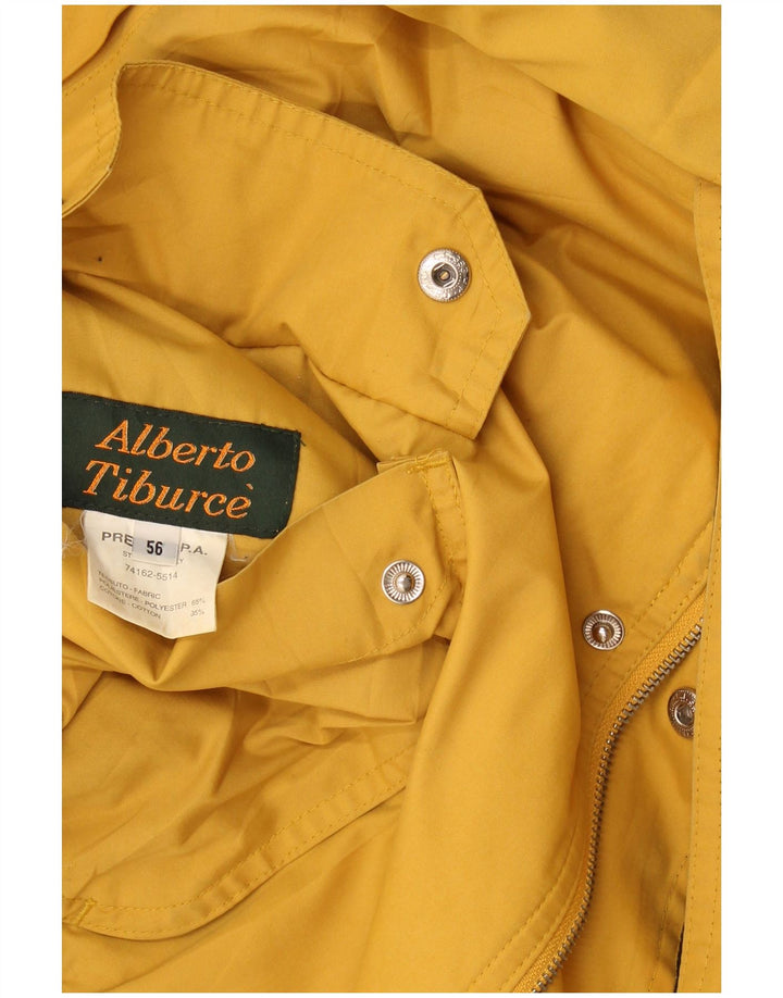 Chaqueta utilitaria vintage para hombre IT 56 3XL Poliéster amarillo