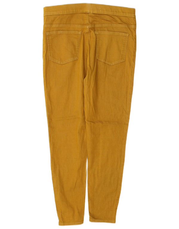 Marks & Spencer Jeans Jegging para Mujer UK 12 Medium W30 L27 Algodón Amarillo