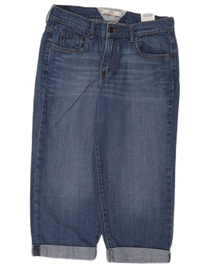 LEVI'S Capri Jeans para mujer US 8 mediano W30 L20 algodón azul