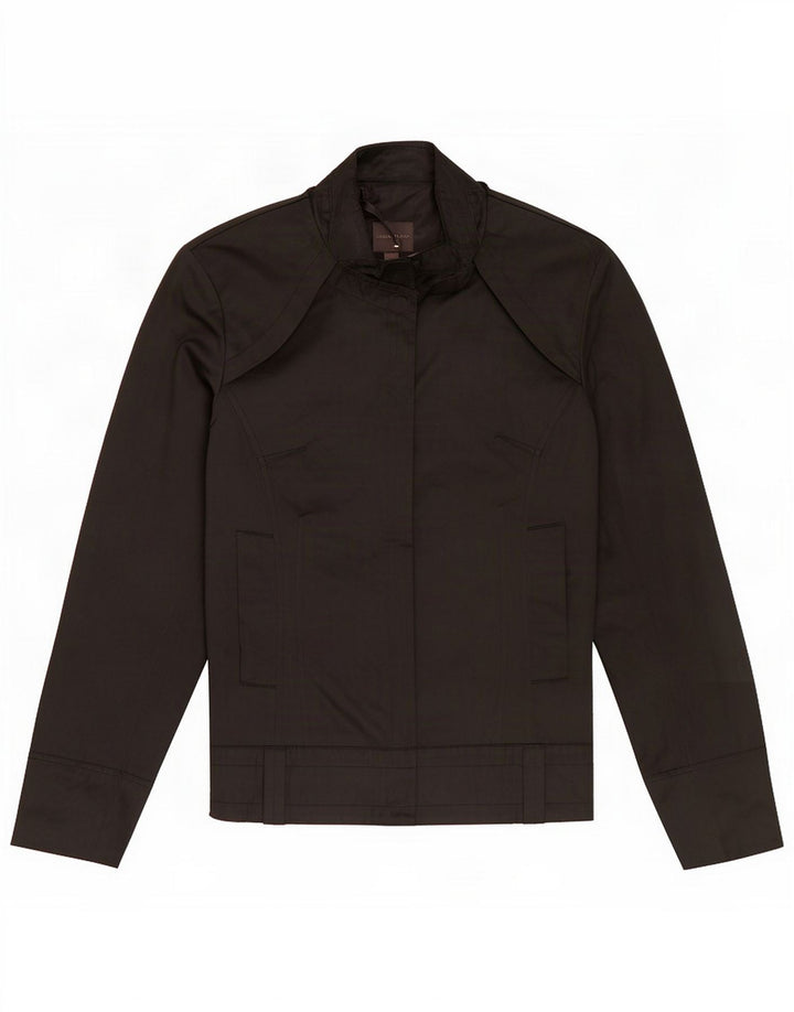 Guess Chaqueta Bomber Mujer UK 12 Mediana Poliamida Negra