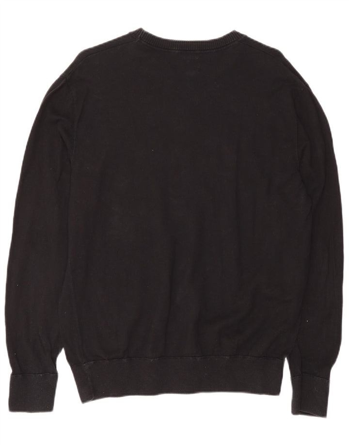 Gap Jersey De Cuello Redondo Para Hombre Jersey Pequeño De Algodón Negro