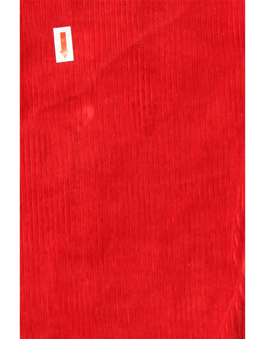 CALLE. BERNARD Pantalones de pana de cintura alta para mujer UK 12 Medium W24 L27 Rojo