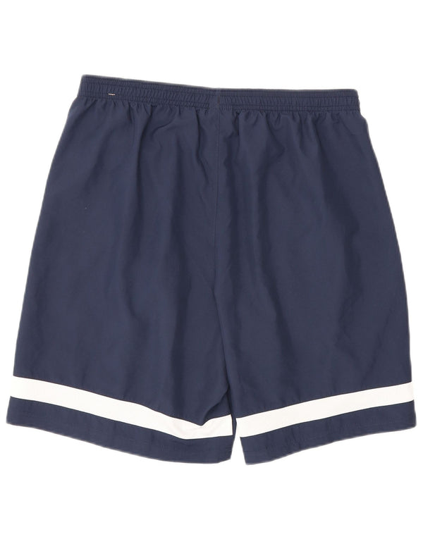 Nike Pantalones cortos deportivos Dri Fit Graphic para hombre, talla grande, color azul marino