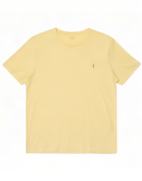 Camiseta All Saints para hombre Top 2XL Algodón amarillo