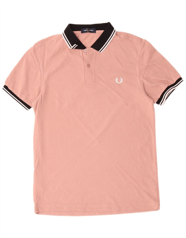 Fred Perry Polo De Rugby Para Hombre De Algodón Rosa Medio