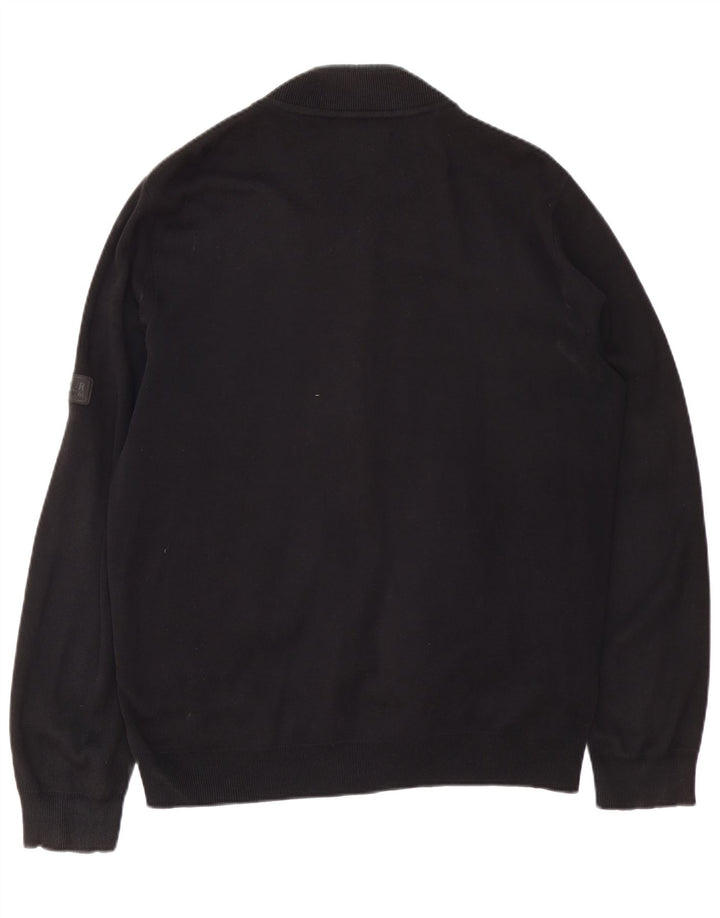 BARBOUR Chaqueta de chándal para hombre XL Algodón negro