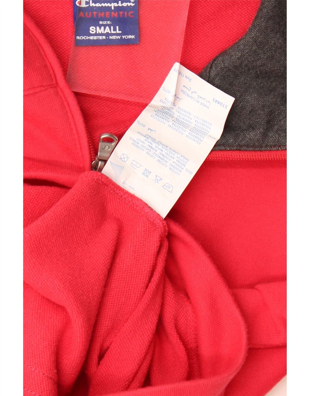 Champion Chaqueta de chándal para mujer UK 10 Small Red Cotton