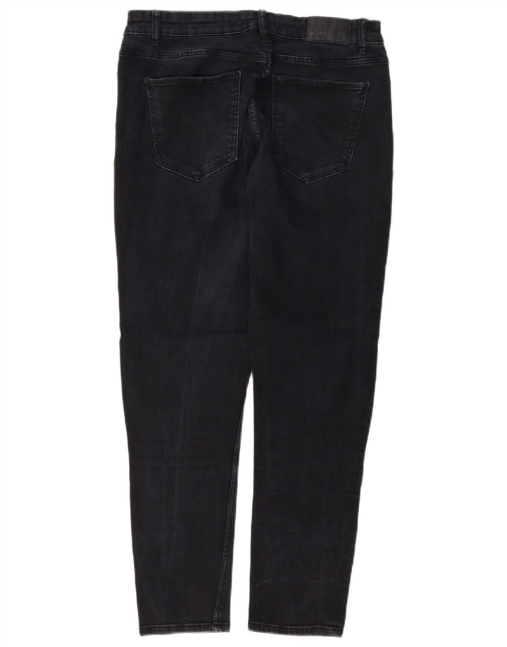 Zara Vaqueros Slim Mujer EU 44 XL W34 L26 Negro