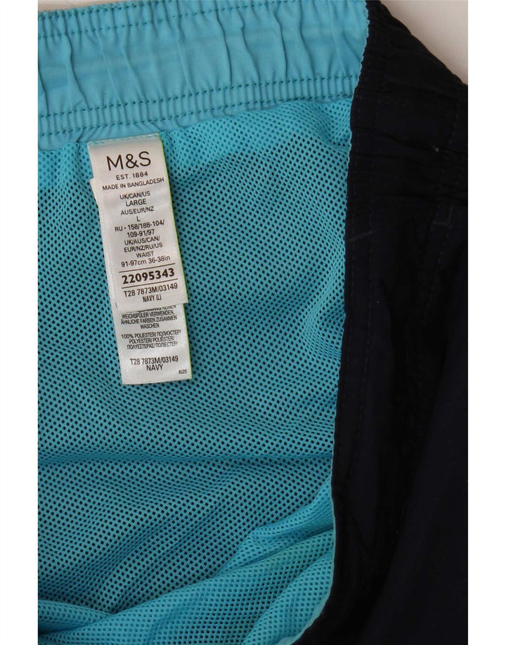 Marks & Spencer - Bañador para hombre, talla grande, poliéster, color azul marino