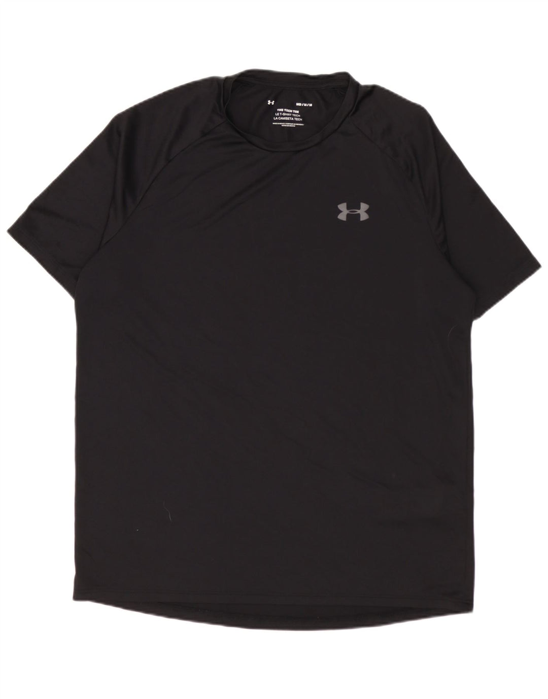 Camiseta Under Armour Hombre Top Medium Negro Poliéster