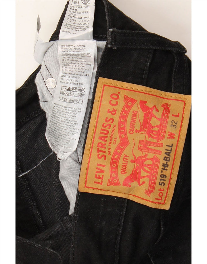 Levi's Vaqueros pitillo 519 para hombre W32 L29 Algodón negro