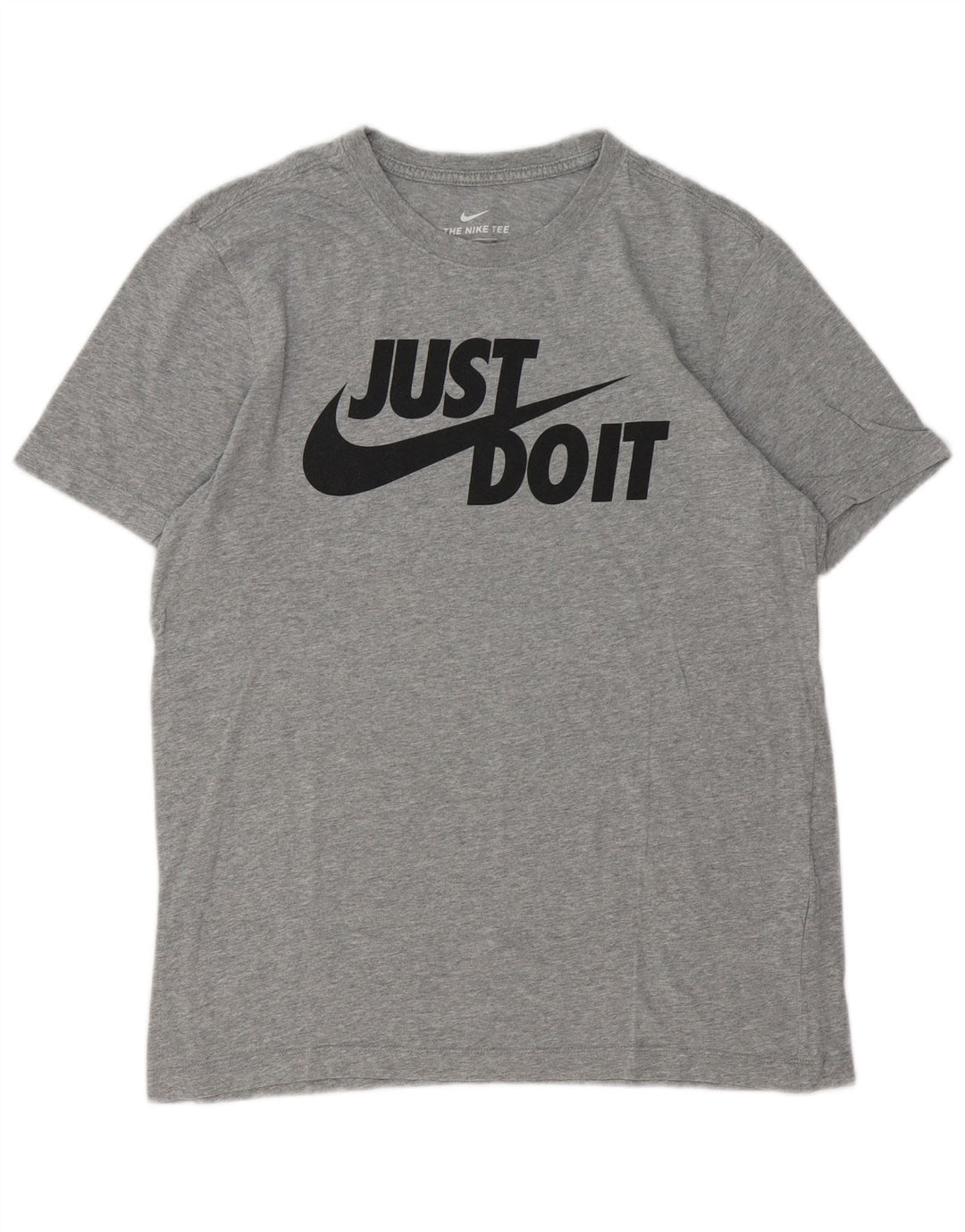 Nike Camiseta gráfica para hombre Top de algodón moteado gris medio