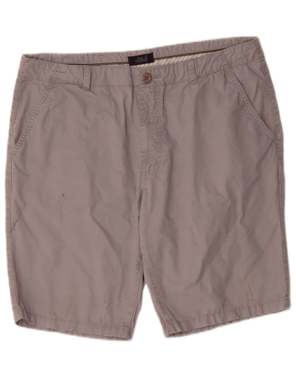 Best Company Pantalones cortos chinos para hombre IT 52 XL W38 Algodón gris