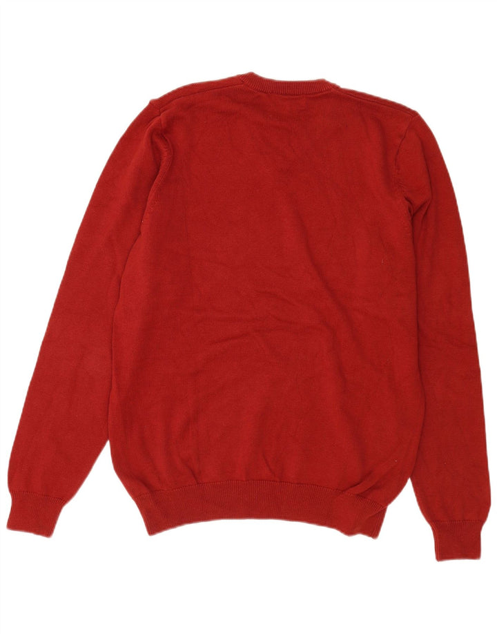 Marks & Spencer Suéter con Cuello en V para Hombre Rojo Medio