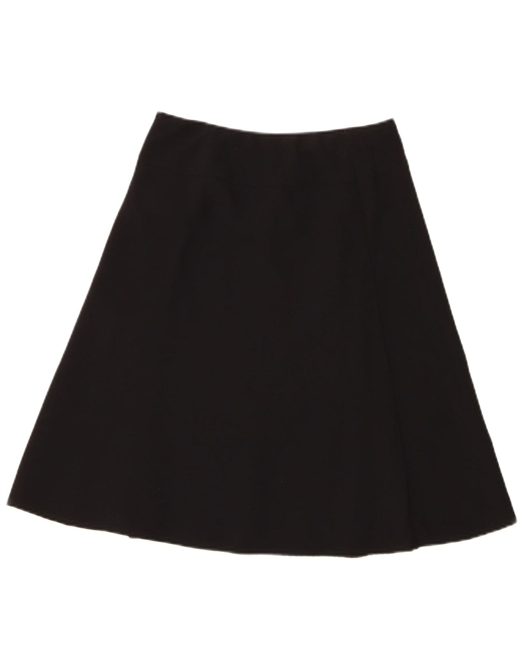 MARKS & SPENCER Womens A-Line Skirt UK 8 Small W26 Black Polyester