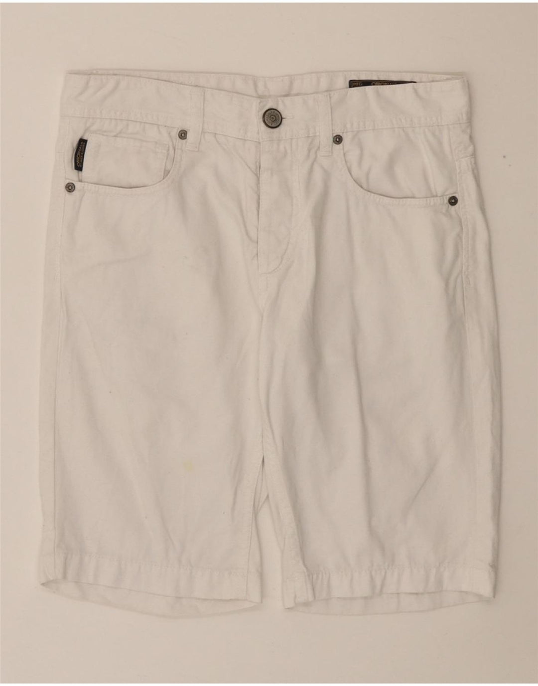 JACK & JONES Shorts vaqueros para hombre W30 Medium White Cotton