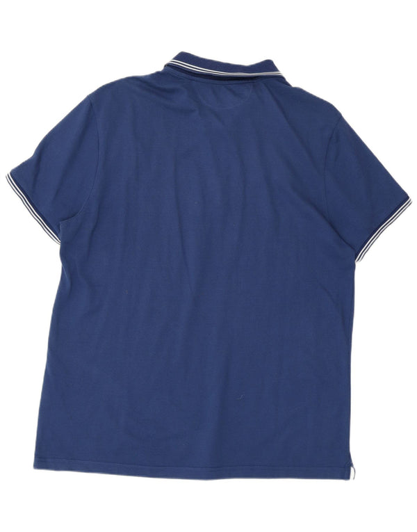 CHAMPION Polo de ajuste fácil para hombre XL Azul