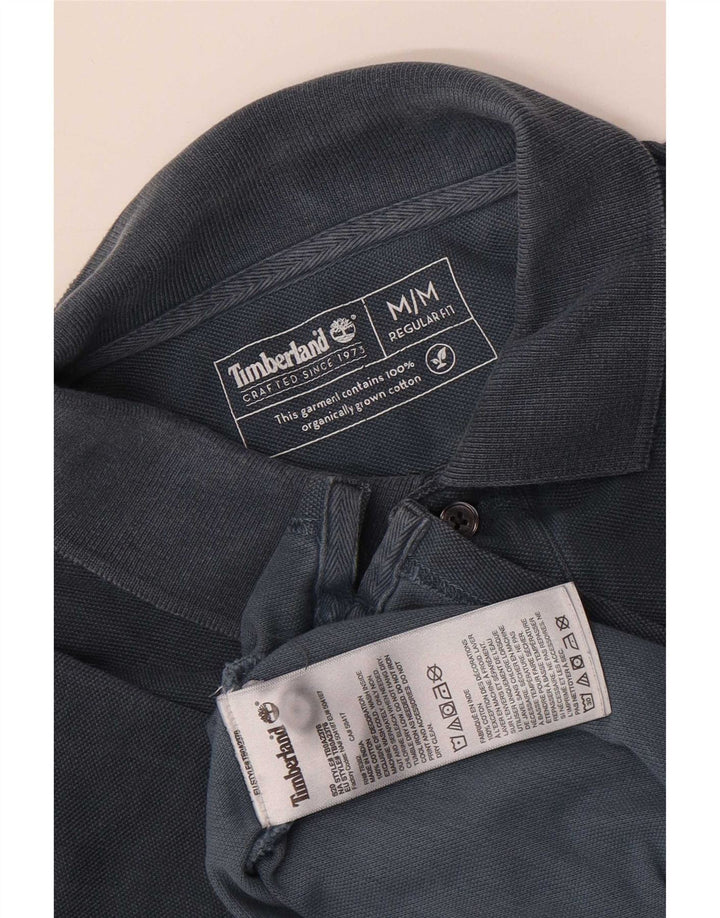 Timberland Polo De Corte Regular Para Hombre Algodón Azul Marino Medio