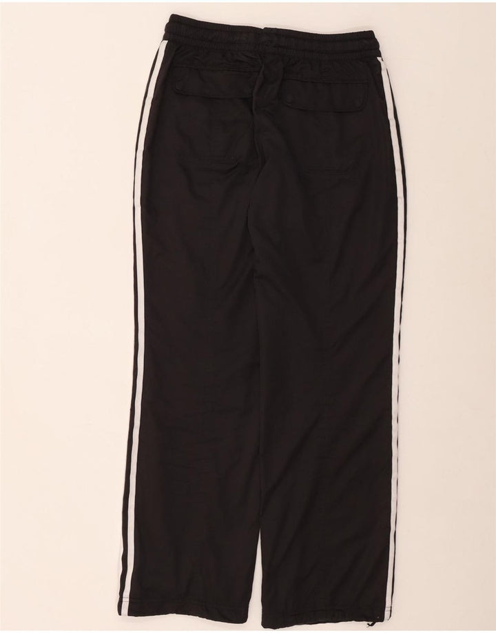 ADIDAS Mujer Climalite Chándal Pantalones UK 12 Mediano Negro Poliéster