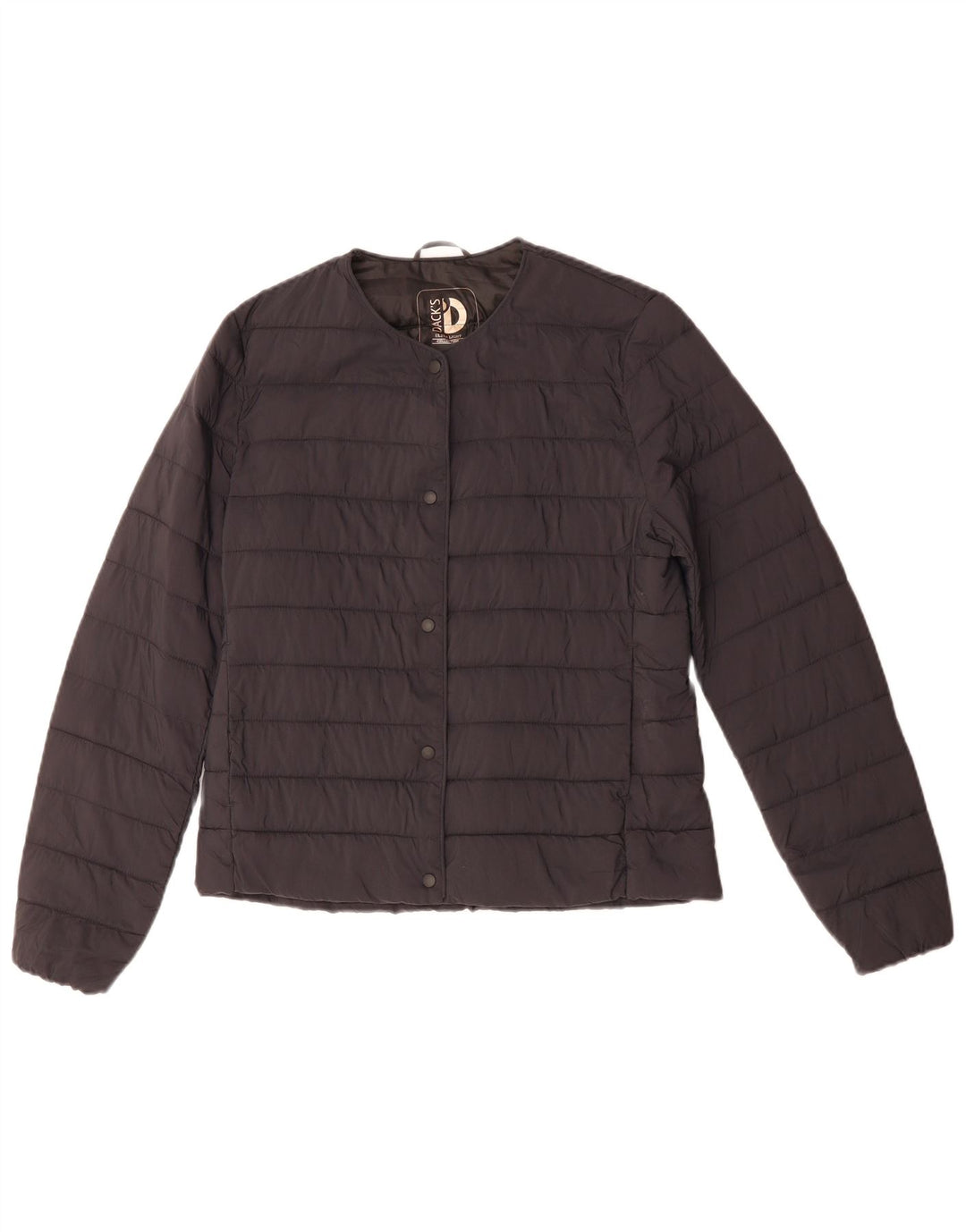 Dack's Chaqueta acolchada para mujer UK 10 Small Azul marino Nylon