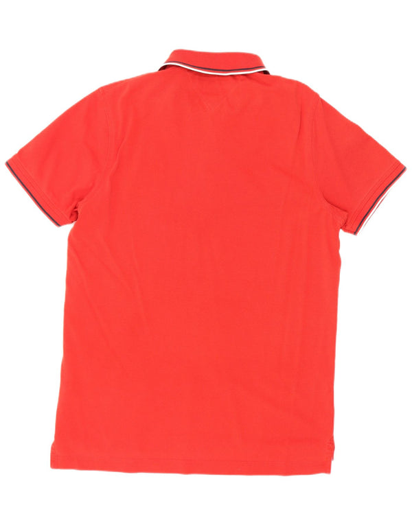 Tommy Hilfiger Polo Slim Fit para hombre de algodón rojo grande