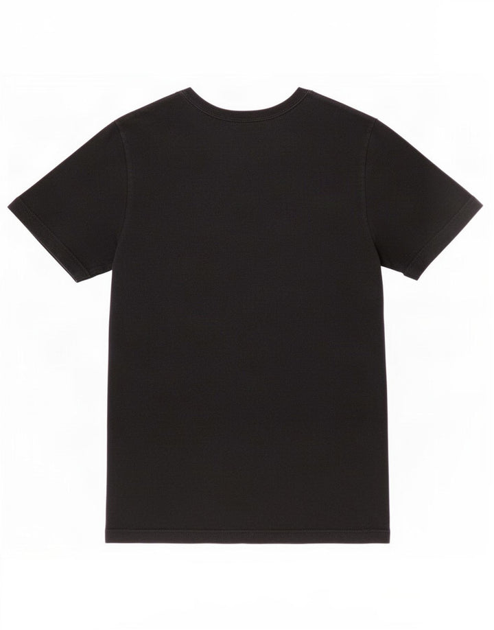 Nike Camiseta con gráfico de ajuste regular para hombre, talla pequeña, negro