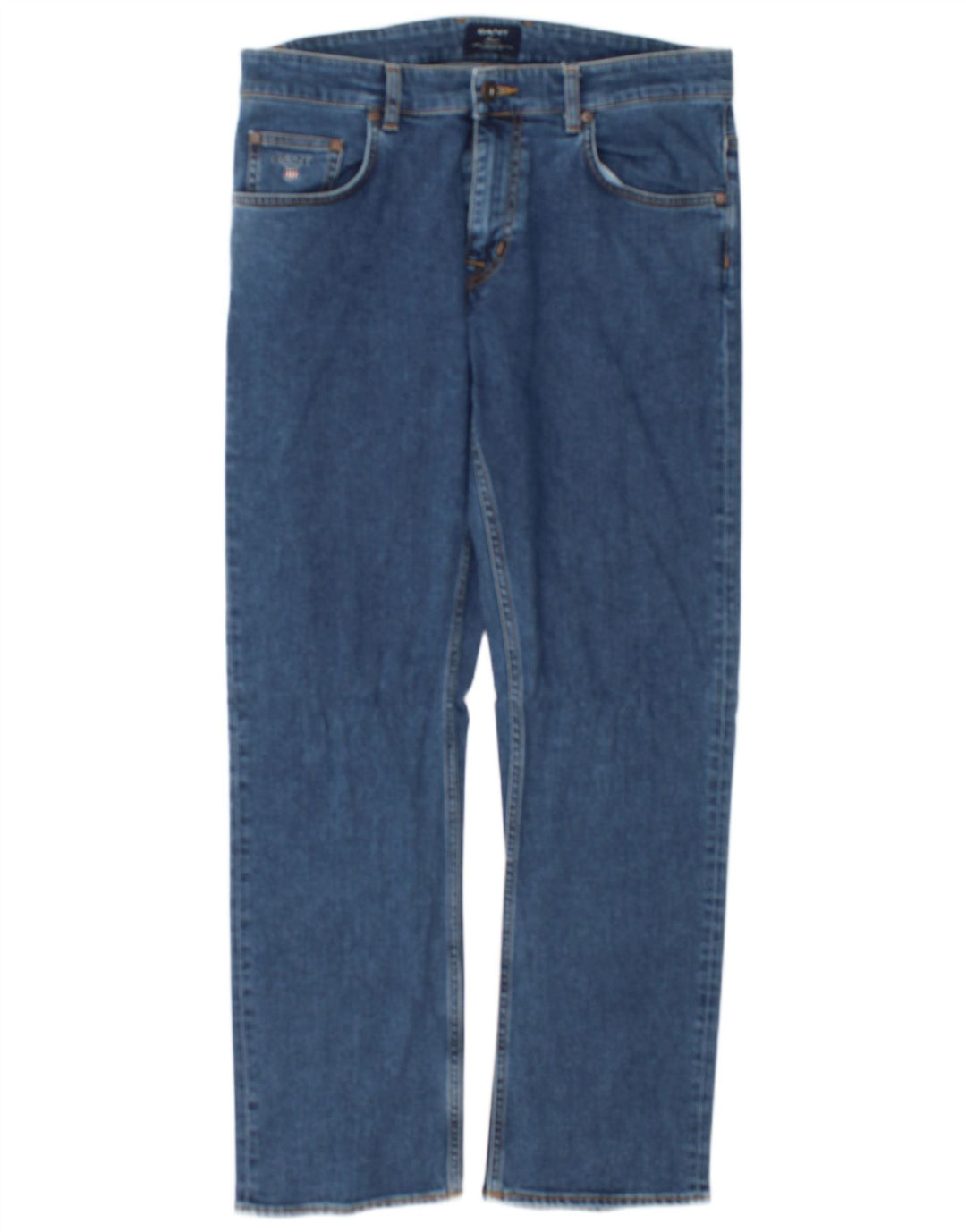 Vaqueros rectos de corte regular Gant para hombre W32 L30 Algodón azul
