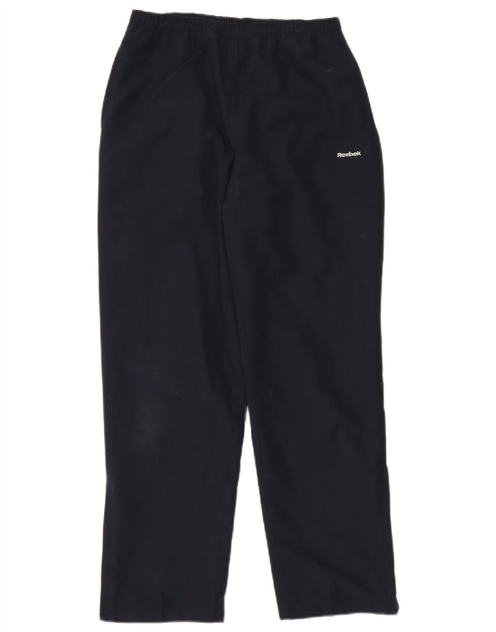 REEBOK Pantalones de chándal para mujer UK 12 Medium Azul marino Poliéster