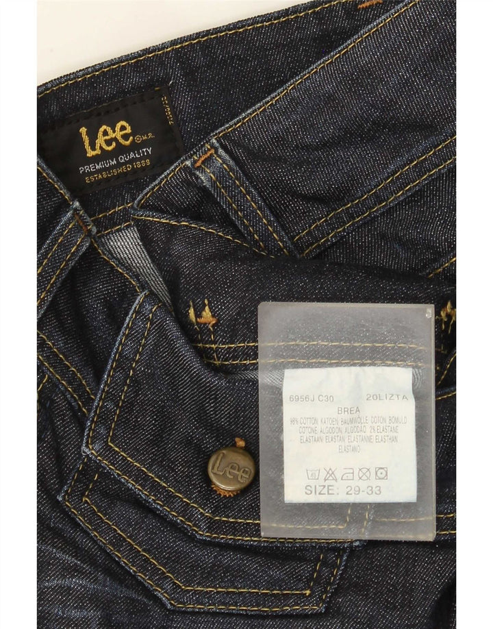 Vaqueros Lee Brea Slim para Mujer W29 L33 Algodón Azul Marino