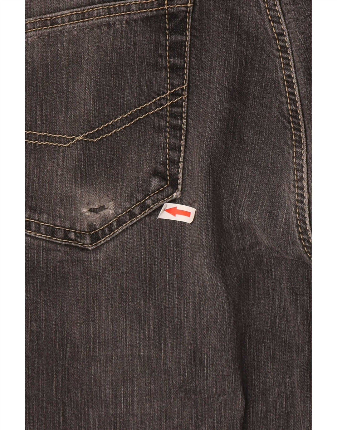 Vaqueros rectos para hombre Rifle W34 L32 Algodón gris