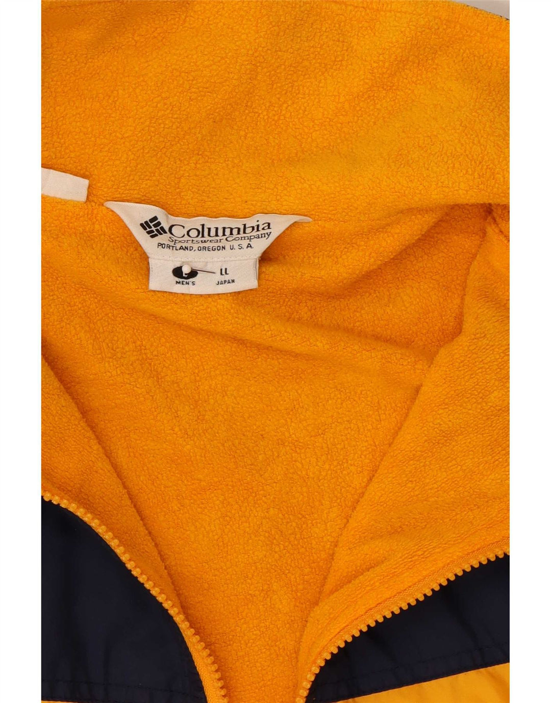 Columbia Chaqueta cortavientos para hombre UK 40 Large Yellow Colourblock