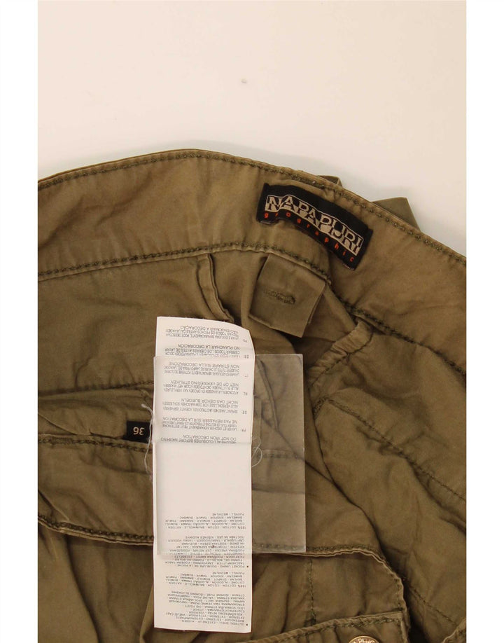 Napapijri Shorts cargo para hombre W36 Large Algodón caqui