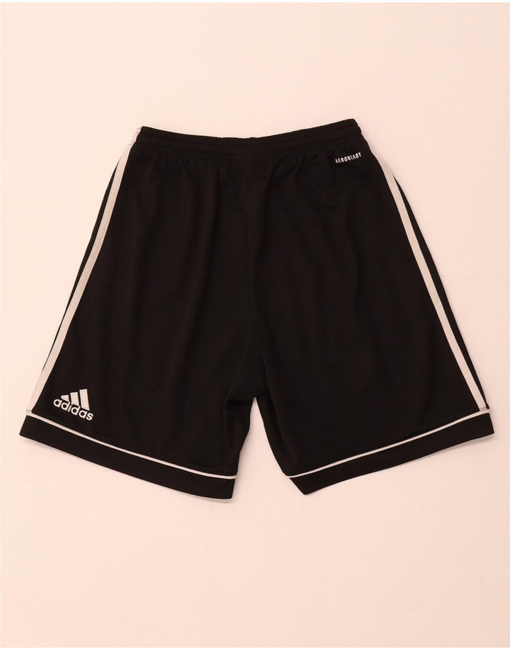 ADIDAS Mujer Aeroready Sport Shorts UK 10 Pequeño Poliéster Negro