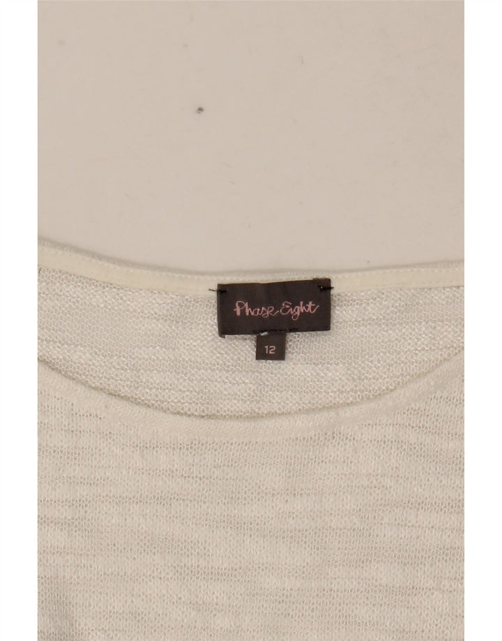 PHASE EIGHT Top para mujer de manga larga UK 40 Medio Blanco Floral