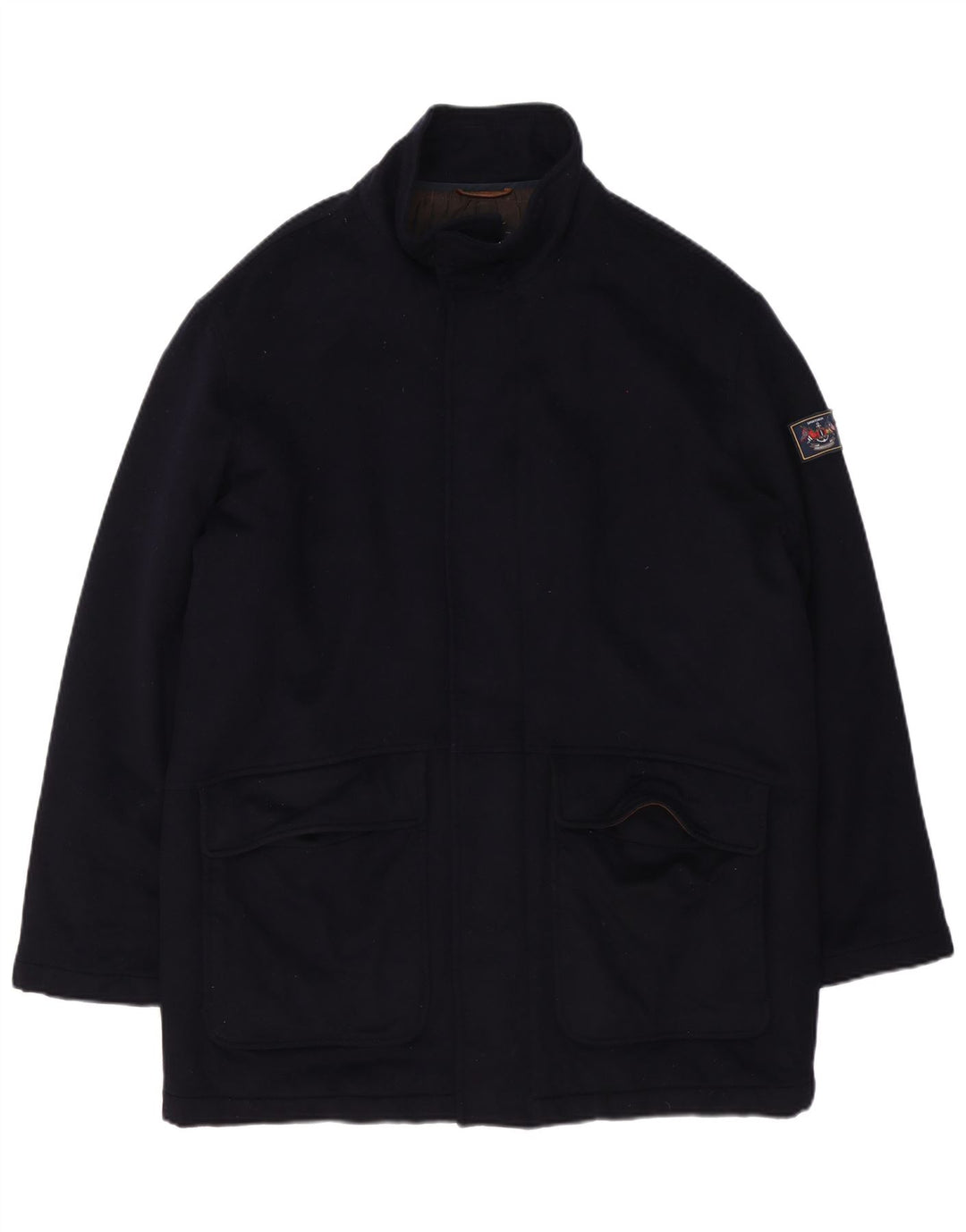 Amerigo Vespucci Abrigo cortavientos para hombre UK 40 Large Azul marino