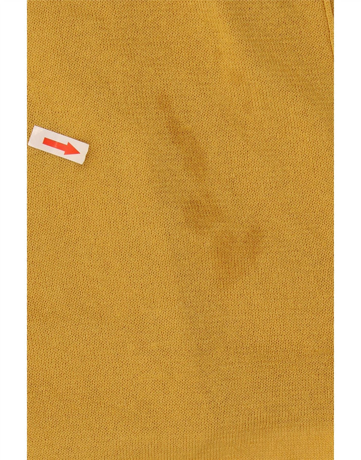 Marks & Spencer Blusa extragrande corta con autógrafo para mujer, talla 40, talla grande, color dorado