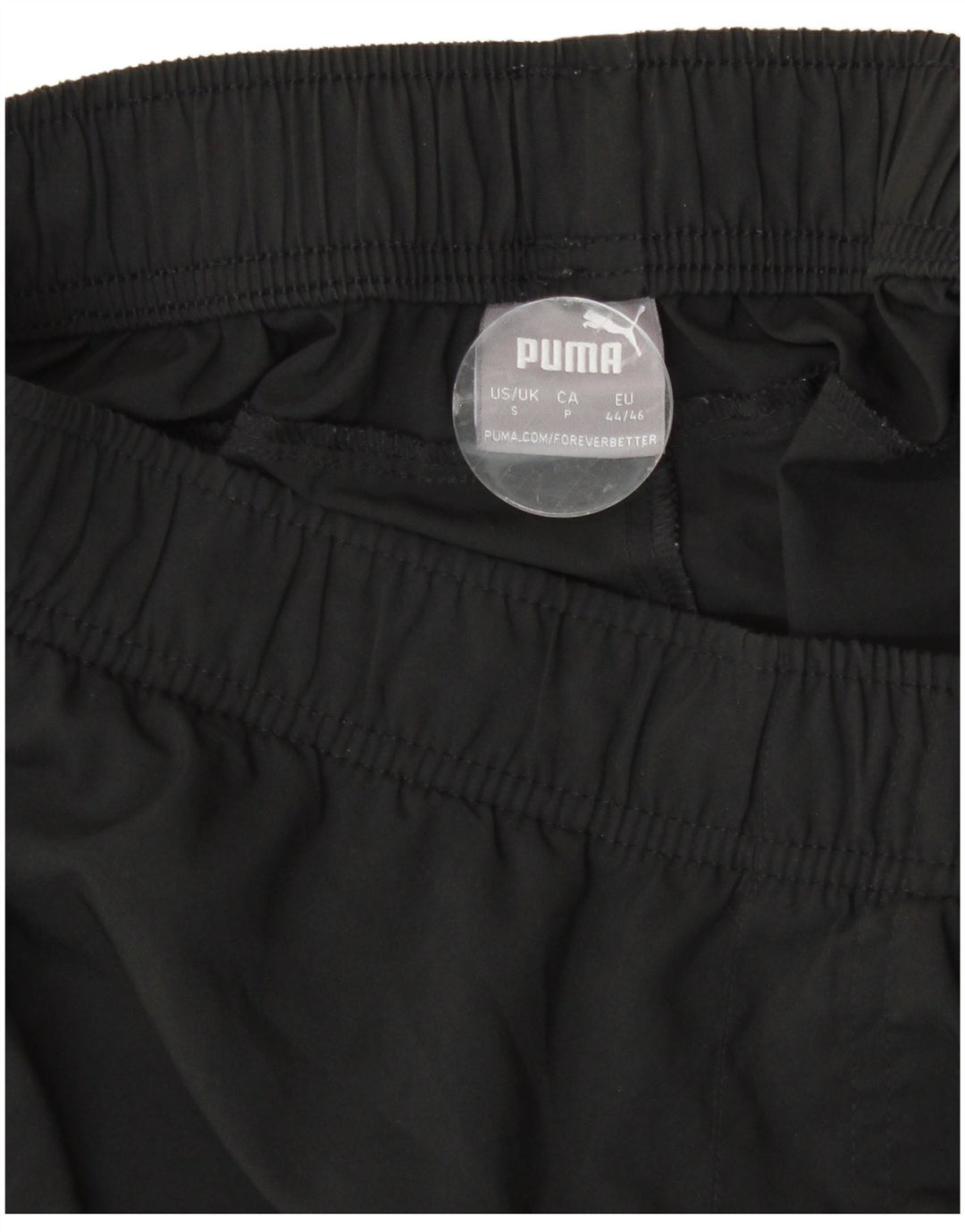 Puma Pantalones cortos deportivos para hombre pequeño poliéster negro