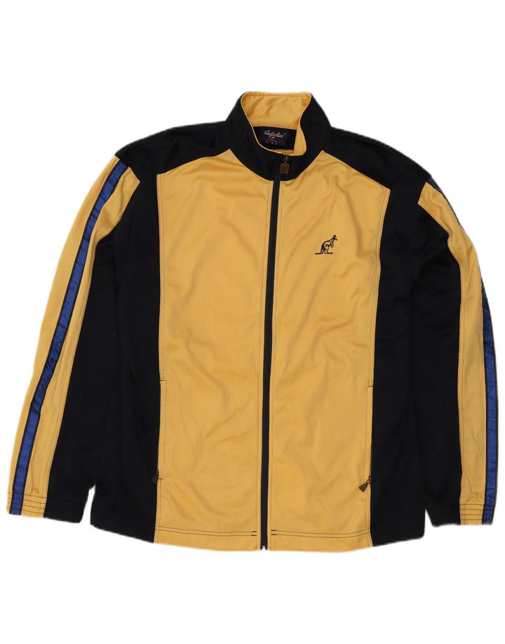 AUSTRALIAN L'ALPINA Chaqueta de chándal para hombre IT 50 Amarillo medio