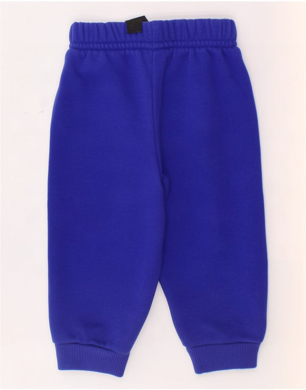 Adidas - Pantalón de chándal para bebé, niño, 3-6 meses, algodón azul
