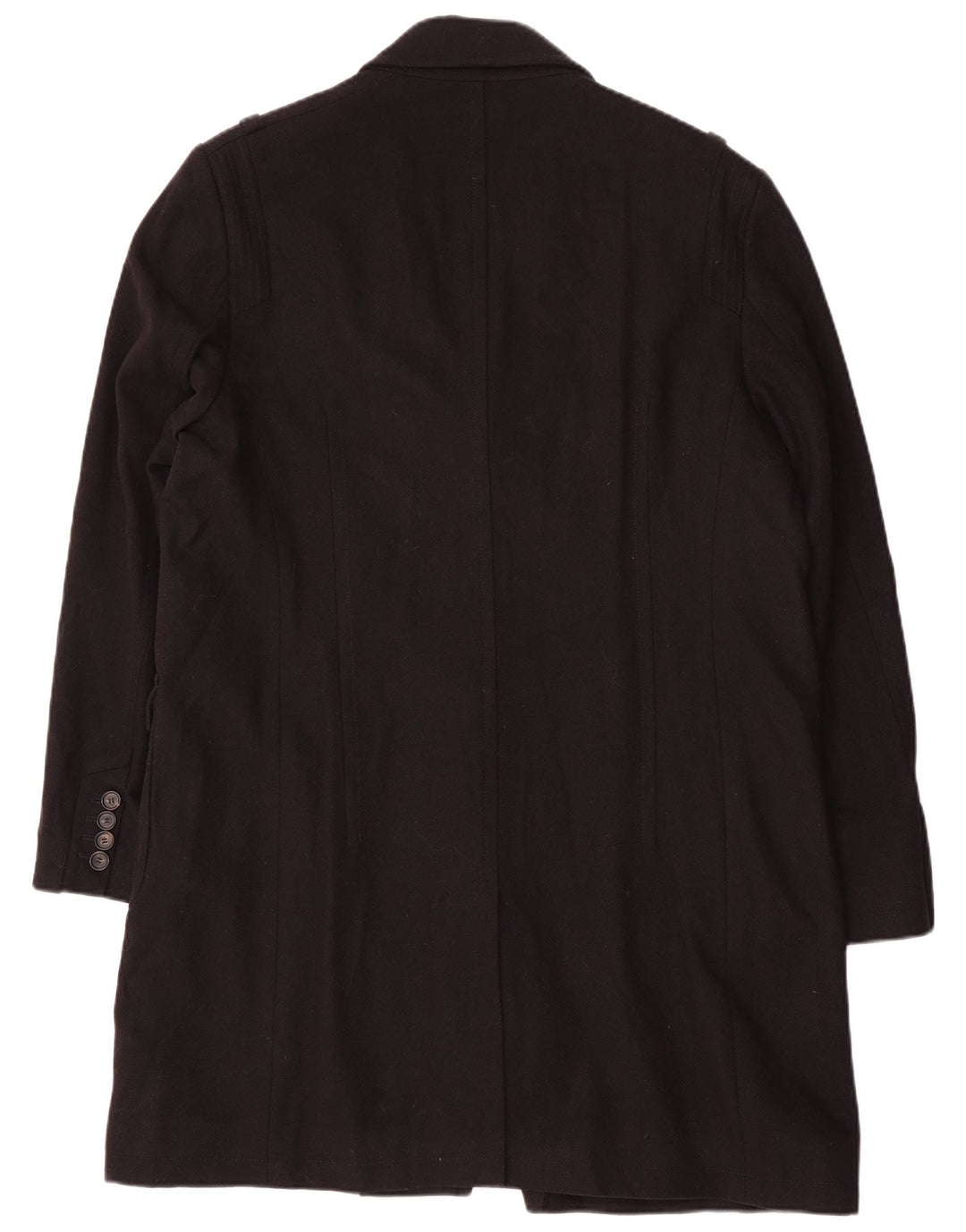 Abrigo Reiss para hombre UK 44 2XL Lana virgen azul marino