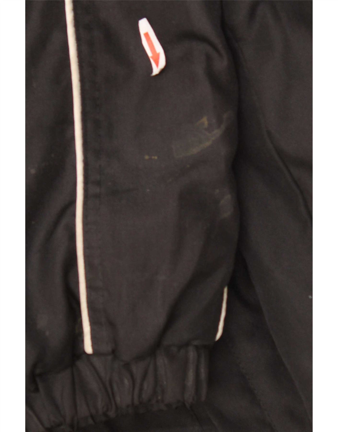 Kappa Chaqueta cortavientos para hombre UK 42 XL Poliéster negro