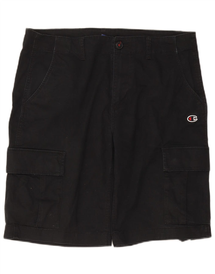 CHAMPION Pantalones cortos cargo para hombre IT 50 Large W34 Black